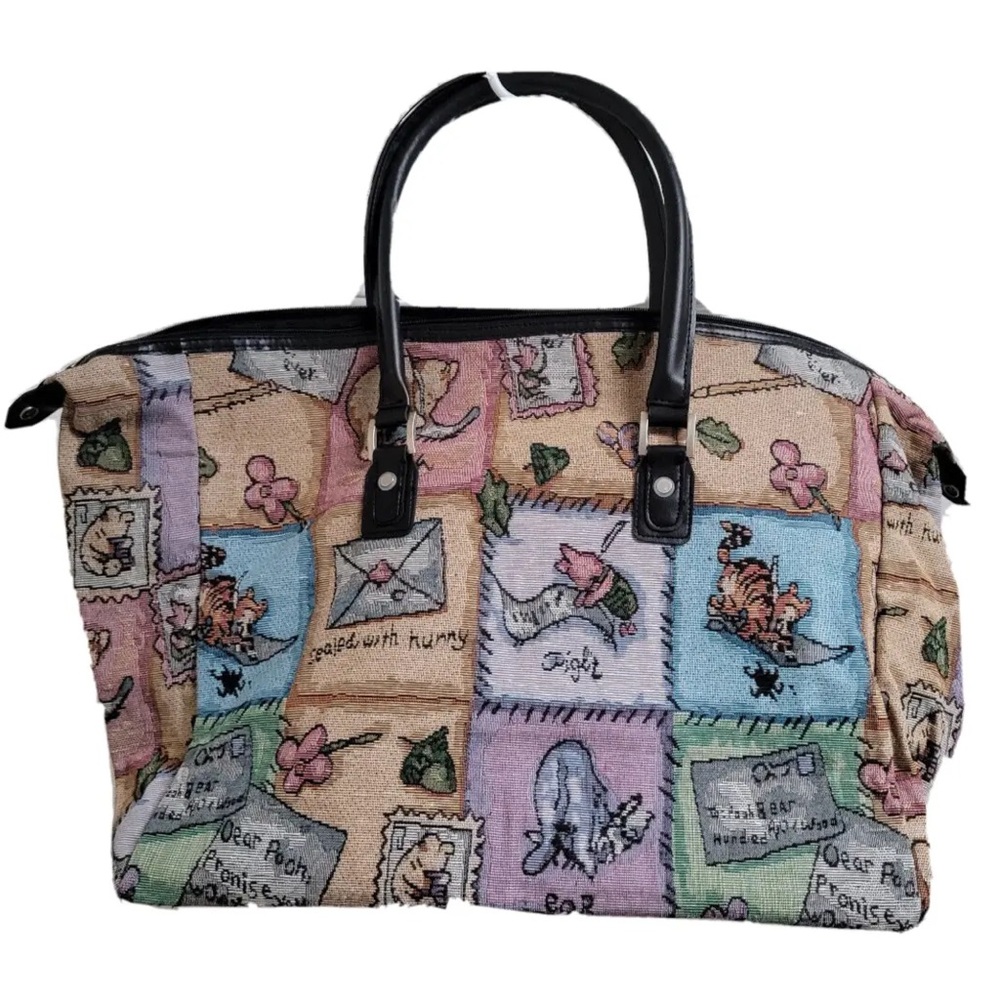DISNEY | Walt Disney World Winnie the Pooh Tapestry Duffel Bag Tote Carry-On